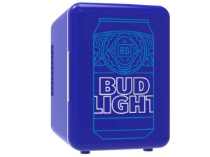 CURTIS MIS152BULT Bud Light ، مبرد ثلاجة شخصي صغير ومحمول ، سعة 4 لتر ، ستة علب 12 أونصة ، 100٪ خالية من الفريون وصديقة للبيئة ، 6 ، كحلي
