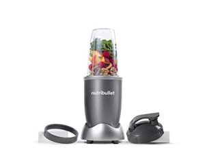 nutribullet خلاط شخصي للرجوع ، السموذي ، تحضير الطعام والمزج المجمد ، 24 أونصة ، 600 واط ، رمادي ، (NBR-0601)