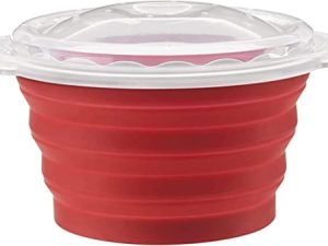 Cuisinart CTG-00-MPM ، ماكينة صنع الفشار بالميكروويف ، مقاس واحد ، أحمر