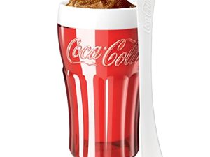 ZOKU Coca-Cola Float & Slushy Maker ، كوب ريترو ميكر مع قلب المجمد يصنع سموثي وسلاش وميلك شيك للوجبات الفردية في دقائق وخالي من BPA