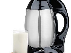Tribest SB-130 Soyabella ، آلة صنع حليب الصويا وحليب الجوز الأوتوماتيكية ، ستانلس ستيل كبير