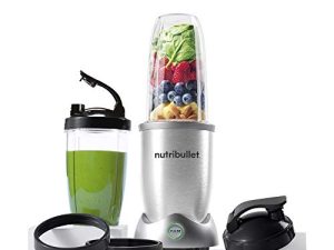 NutriBullet N12-1001 10 قطعة خلاط فردي ، يتضمن كوب سفر ، مقاس واحد ، رمادي