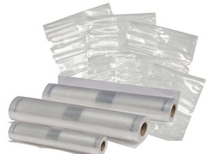 Nesco VS-07V فراغ السداده حقيبة حزمة متنوعة ، كيس / لفة كومبو ، واضح