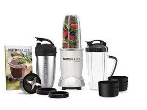 NutriBullet 1000 Watt PRIME Edition ، خلاط / خلاط عالي السرعة من 12 قطعة ، يتضمن كوب معزول من الفولاذ المقاوم للصدأ ، وكتاب وصفات