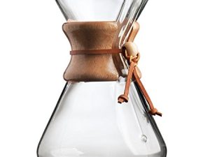 سلسلة Chemex Classic ، ماكينة صنع القهوة بالزجاج ، 10 أكواب - عبوة حصرية