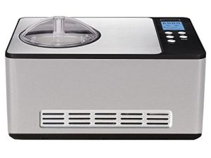 Whynter ICM-200LS صانعة آيس كريم أوتوماتيكية 2 كوارت من الفولاذ المقاوم للصدأ مع ضاغط