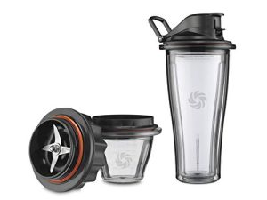 طقم كأس ووعاء Vitamix المزج لماكينات Vitamix Ascent و Venturist.