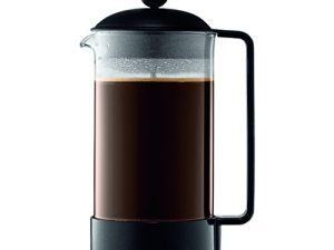 بودم - 1548-01US Bodum Brazil French Press ماكينة صنع القهوة والشاي ، 34 أونصة ، أسود
