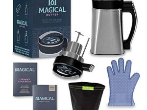 آلة الزبدة السحرية MB2E مستخرج نباتي مع كتاب الطبخ Magical Butter الرسمي المكون من 7 صفحات
