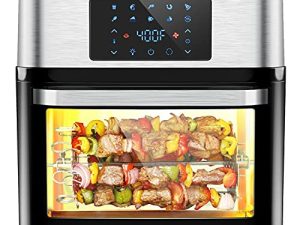 10-in-1 Air Fryer Oven، 20 Quart Airfryer Toaster Oven، 1800W Toaster Oven Air Fryer Combo، Large Air Fryers Accessories، ETL Certification